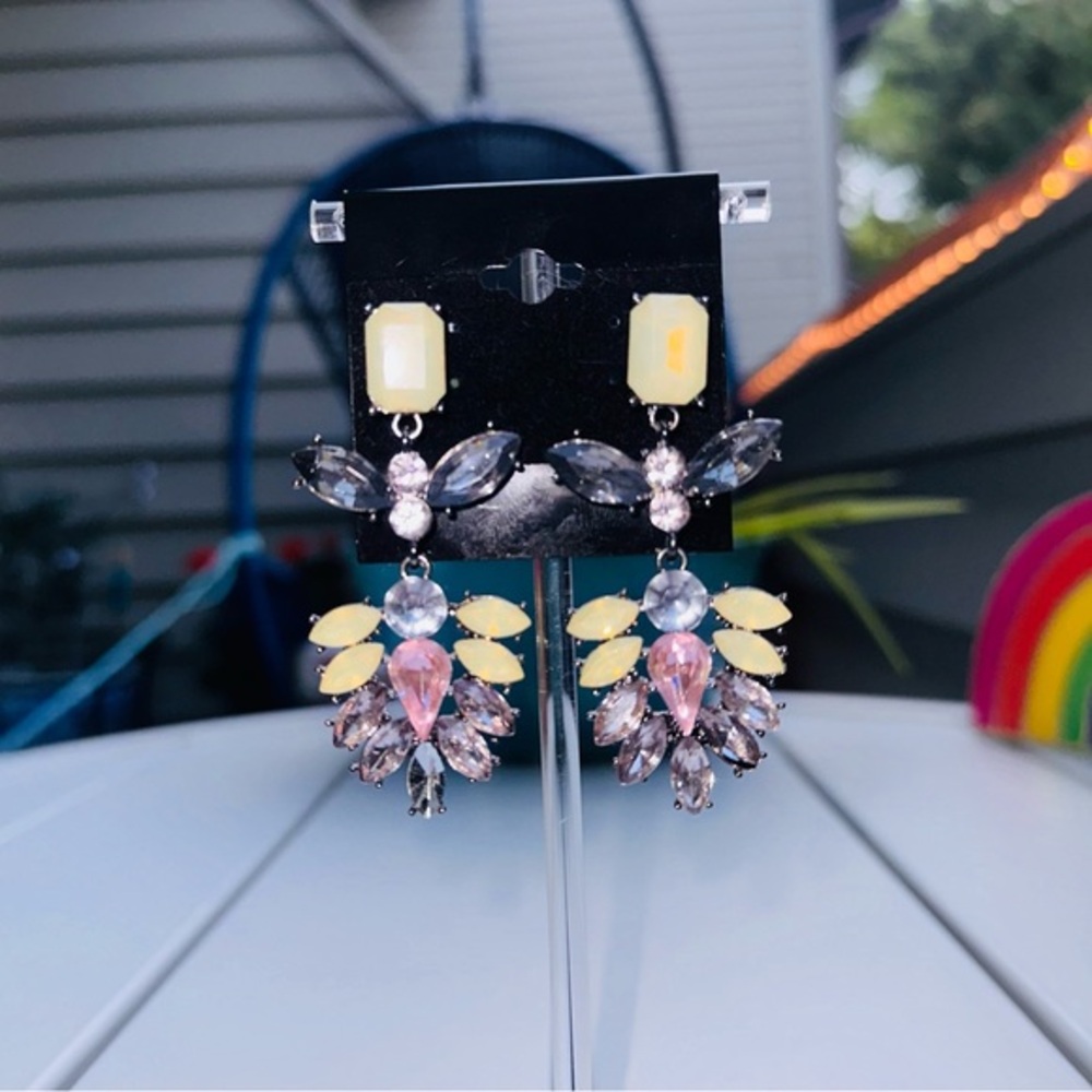 Crystal Statement earrings